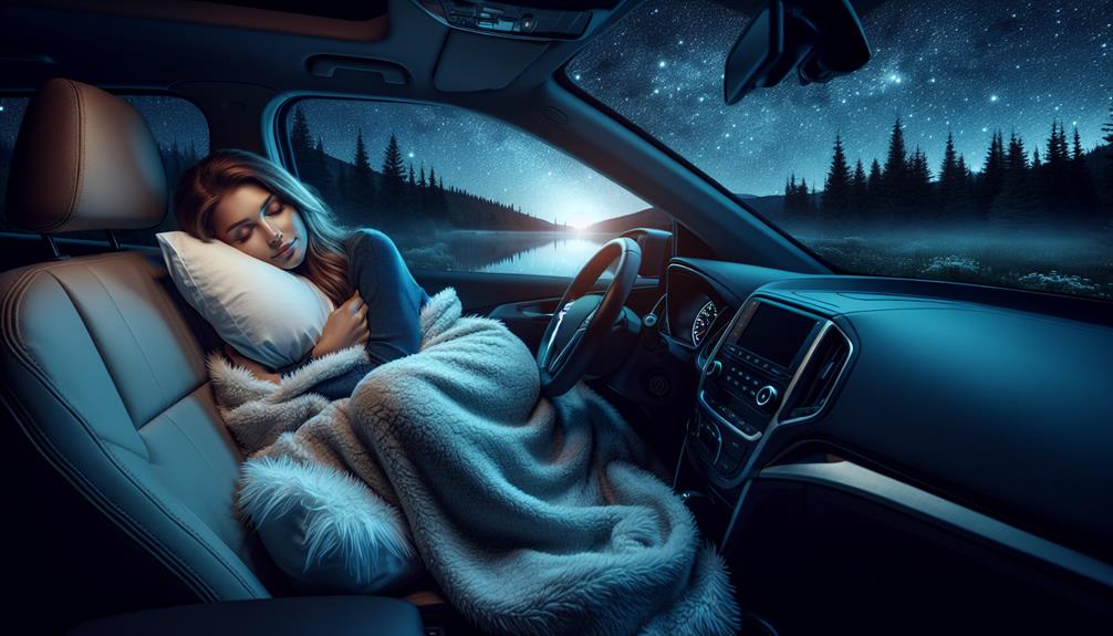 sleeping in car safety